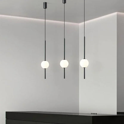 Minimalist Glass Globe Chandelier