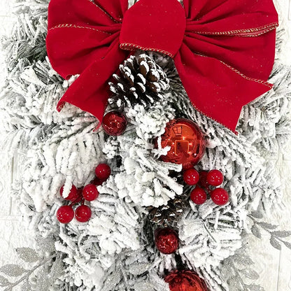 Festive Blossom – 2024 Christmas Rattan Wreath & Garland Collection