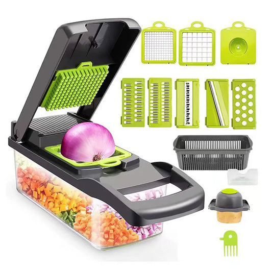 8-in-1 Vegetable Chopper & Mandoline Slicer
