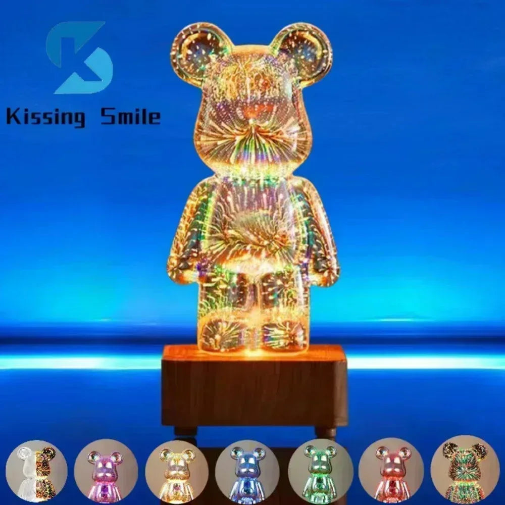 Luminous Bear Firework Lamp