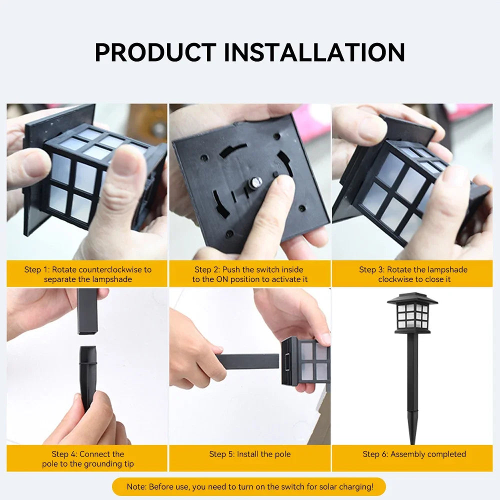 Solar Garden Lawn Lights