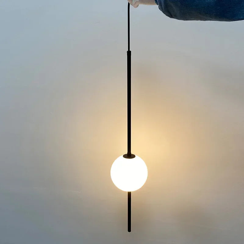 Minimalist Glass Globe Chandelier