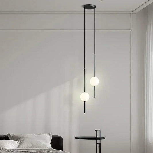 Minimalist Glass Globe Chandelier