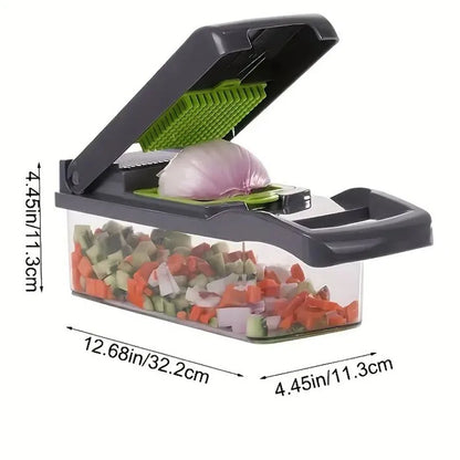 8-in-1 Vegetable Chopper & Mandoline Slicer