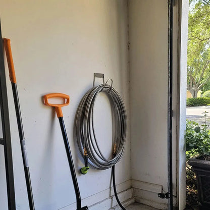 Wall-Mounted Garden Hose Holder