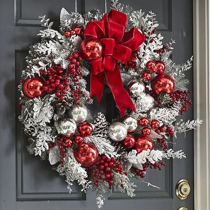 Festive Blossom – 2024 Christmas Rattan Wreath & Garland Collection